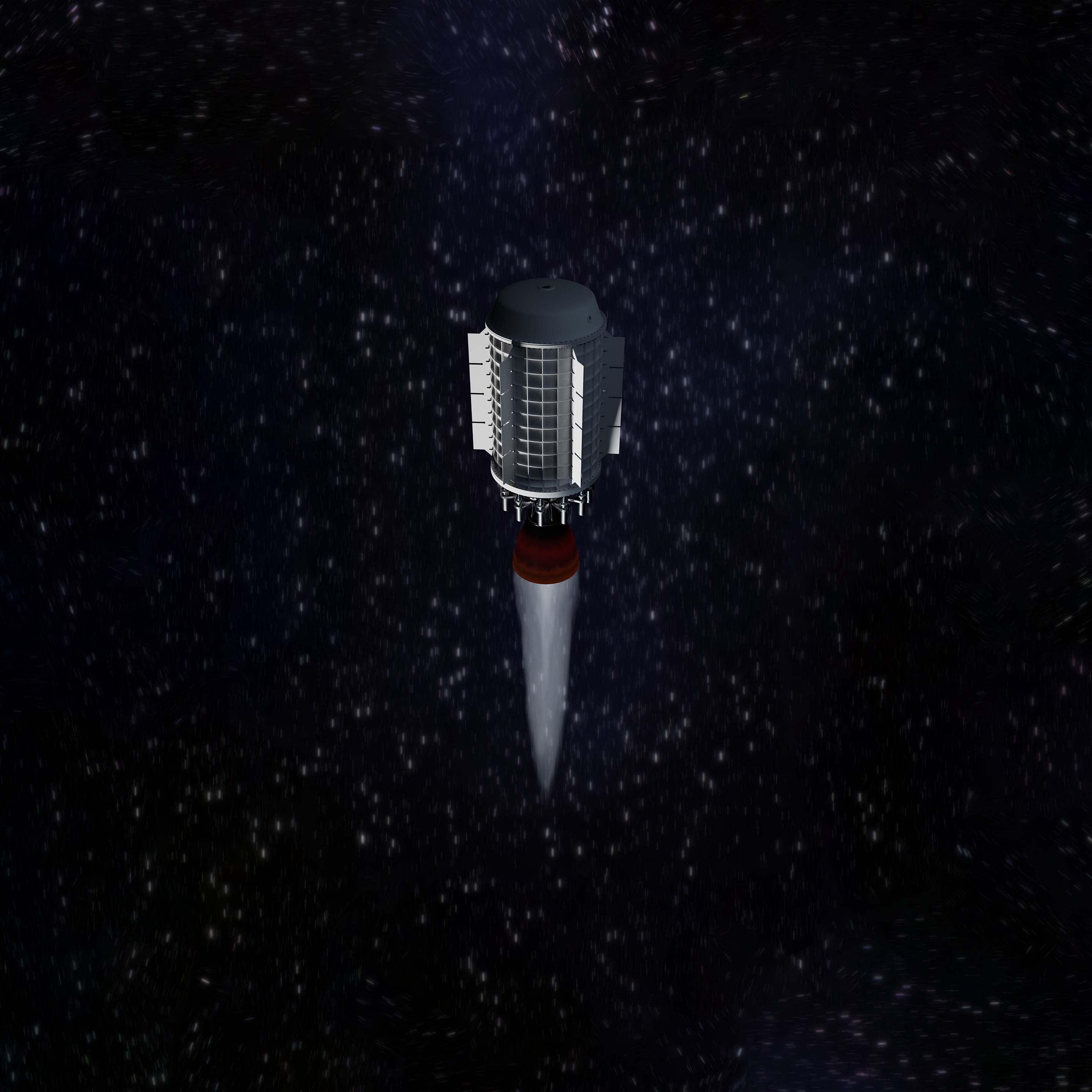 NTP system with space background.